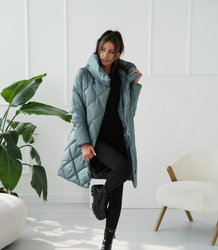 Teplý dámský zimní kabát Quilted Insulated MELANIA