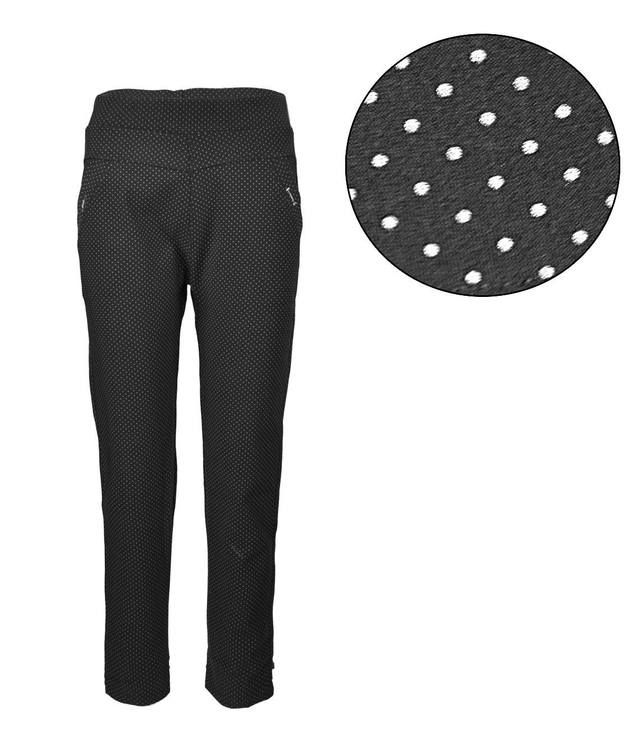 Elegantní kalhoty a'la legíny hrášek