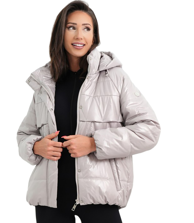 Dámská zateplená bunda bomber s prošíváním JAGNA