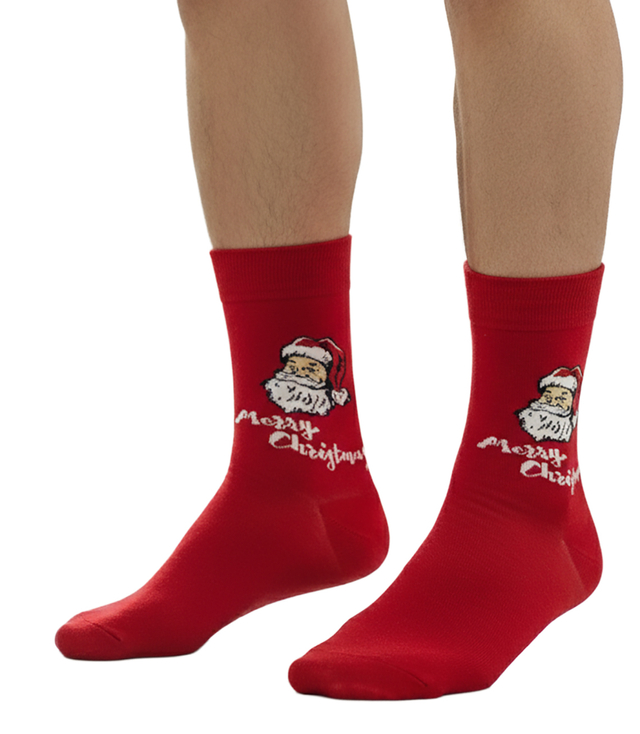 Pánské vánoční ponožky - zimní, teplé, vánoční vzory