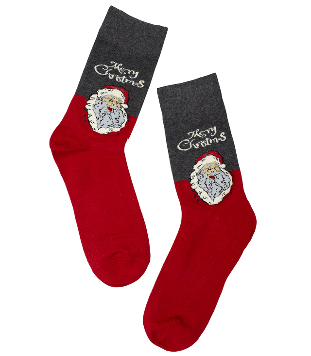 Pánské vánoční ponožky - zimní, teplé, vánoční vzory