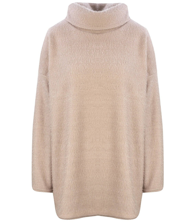 Volný svetr s rolákem nadýchaný teplý GOLF