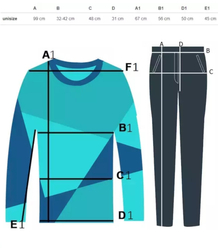 Tenká sportovní tepláková souprava kalhoty mikina na zip