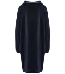 Šaty Velurová mikina s nápisem