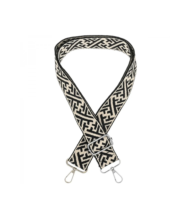 Módní pletený široký popruh kabelky nastavitelný