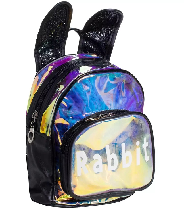Roztomilý dětský batoh RABBIT hologram EARS
