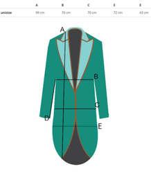 TEDDY dámský kabát z boucle tkaniny s medvědem