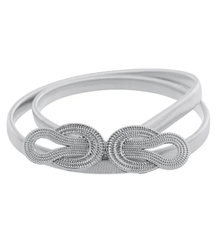 Dámský pásek se zlatým lvem a zirkony, nastavitelný a elastický