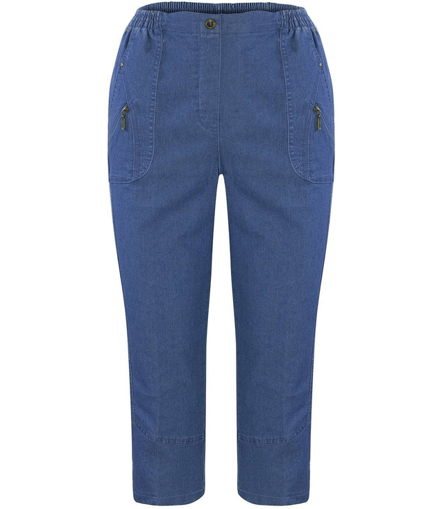 FISHER Tenké kalhoty JEANS nad kolena