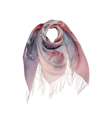 Dámská šála s květinovým vzorem 180x70