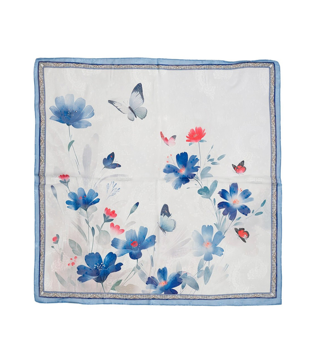 Elegantní dámská šála s šíleným vzorem 70x70