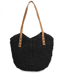 Dámská plážová taška boho openwork pro letní košík shopper