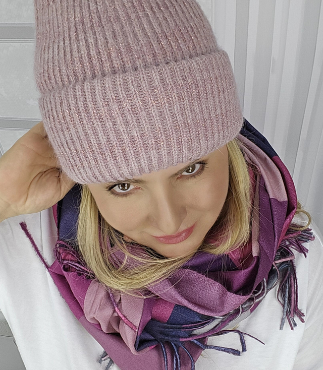 Teplá dámská zimní čepice BEANIE podzimní jednobarevná čepice