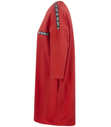 Rovné mikinové tunikové šaty PLUS SIZE