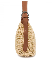 Boho kabelka z rafie s nastavitelným silnějším popruhem