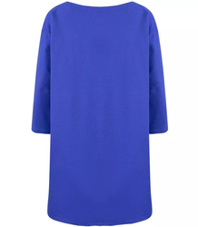 Nadměrná blůza blouson s dlouhou zadní kapsou