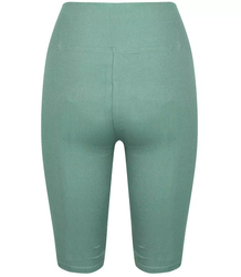 Krátké pruhované legíny plus size ELA