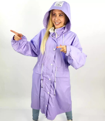 Lehká delší pláštěnka parka
