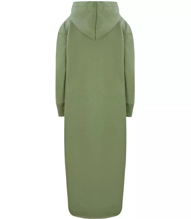 Dlouhé mikinové oversize šaty