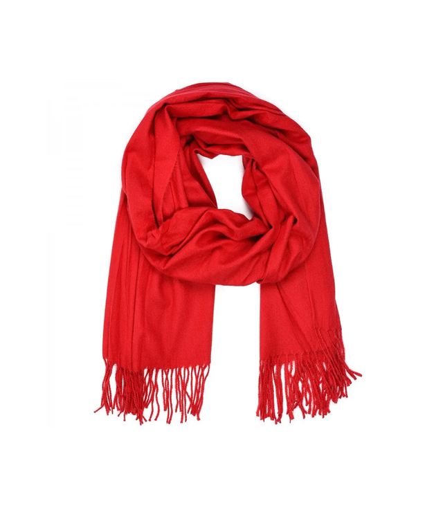 Měkká velká šála s třásněmi klasická