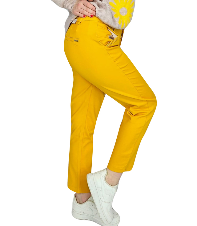 Dámské elegantní barevné cigaretové kalhoty VALERIA