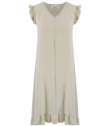 Volné letní midi šaty oversize s volány, HONEY