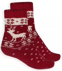 Univerzální teplé ponožky vlněné sobí 3-PAK