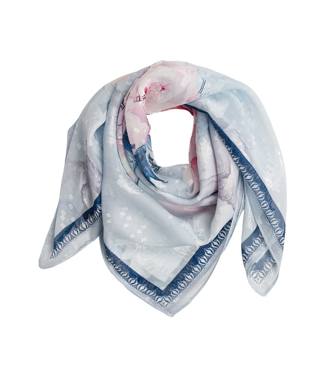 Elegantní dámská šála s šíleným vzorem 70x70