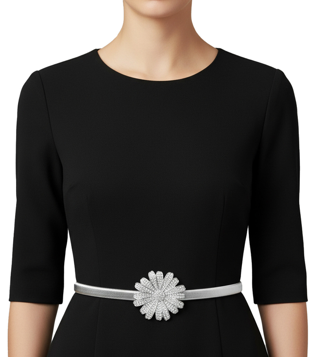 Dámský ozdobný pásek pro květinové šaty