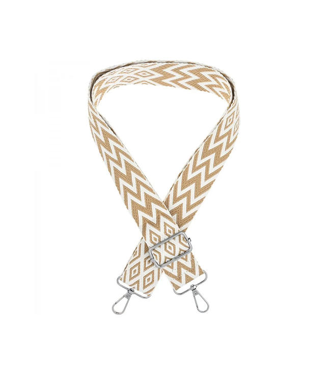 Módní pletený široký popruh kabelky nastavitelný