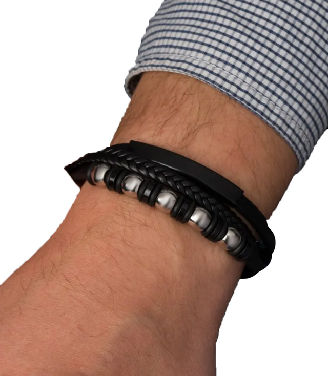 Pánské náramky ideální pro dárek pletené