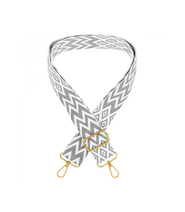 Módní pletený široký popruh kabelky nastavitelný