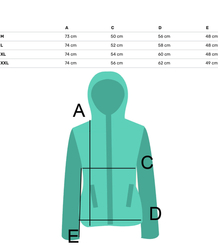 Pánská zimní prošívaná bunda s kapucí a leskem