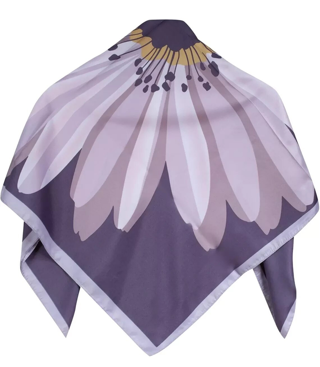 Elegantní šátek s obrovskou květinou
