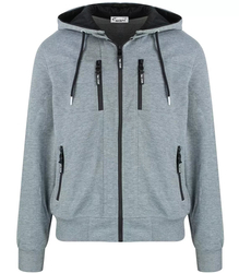 Hybridní pánská přechodná mikinová bunda