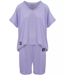 Krátké sportovní tepláky velur letní PLUS SIZE