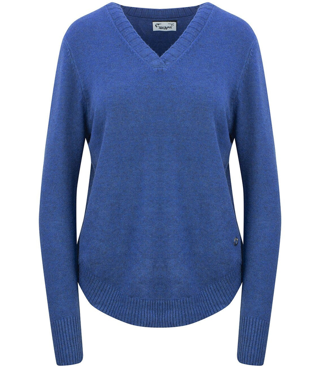 Klasický hladký teplý svetr SEREK