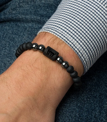 Pánský náramek s přírodními kameny