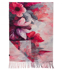 Dámský čtvercový šátek s třásněmi AGRAFKA