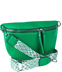 Módní velká bederní crossbody ledvinka