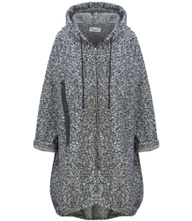 Teplý kabát dlouhý medvědí svetr