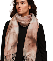 Dámská šála s květinovým vzorem 180x70