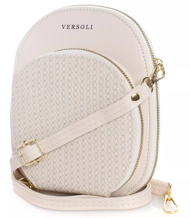 Malá mini spojková taška kostkovaná