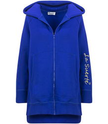 Teplá silná BLUZA s rozparkem