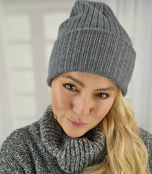 Unisex čepice Universal Beanie, žebrovaný úplet