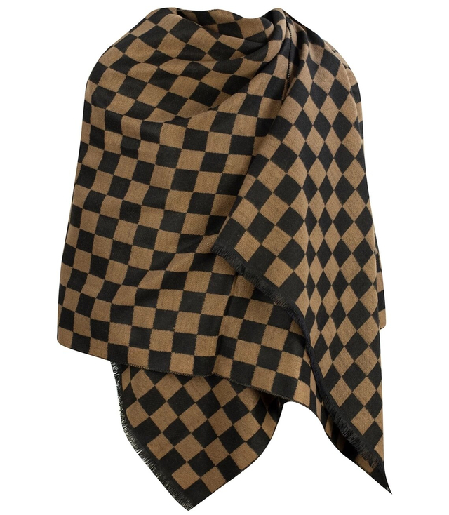 Módní šátek šachovnicový šachovnice
