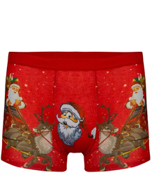 Pánské vánoční boxerky Santa PLUS SIZE