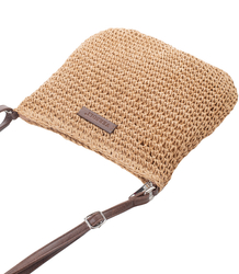 Letní malá boho pletená taška přes rameno