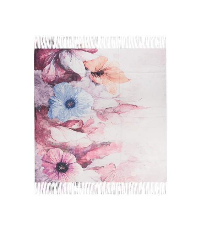 Dámský šátek s květinovým vzorem 100x100