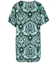 Letní šaty volná tunika barevné vzory NINA